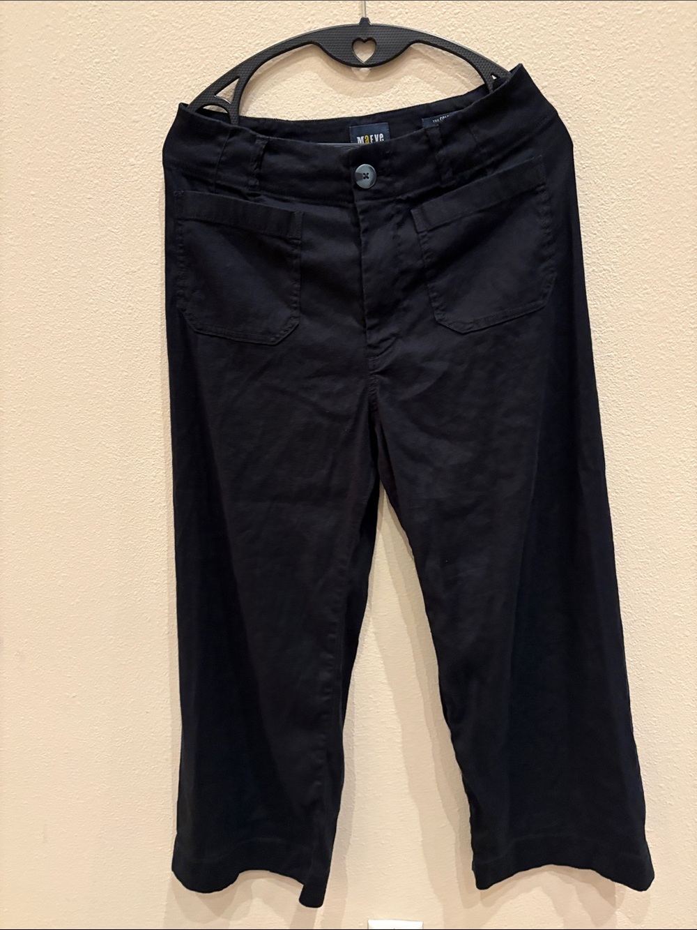 Anthropologie Maeve "The Colette" Wide Leg Linen Trouser